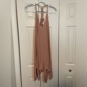 Dusty Pink Summer Dress, Size Large.